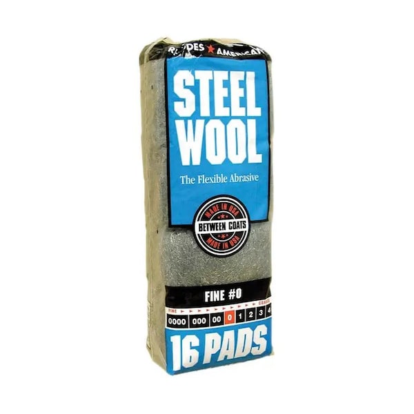Homax No 0 Rhodes American Steel Wool Pad Fine, PK 16 106603-06 - main
